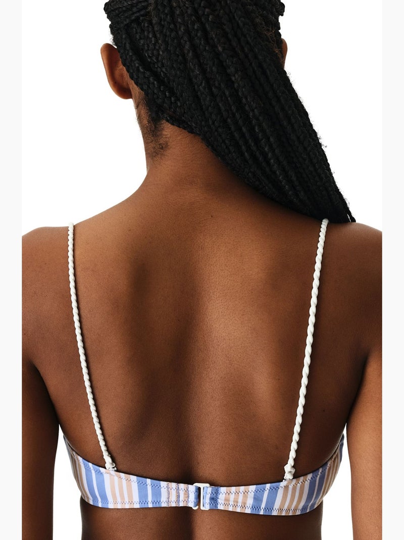 Irene top de bikini a rayas penti Azul cielo - Kiabi
