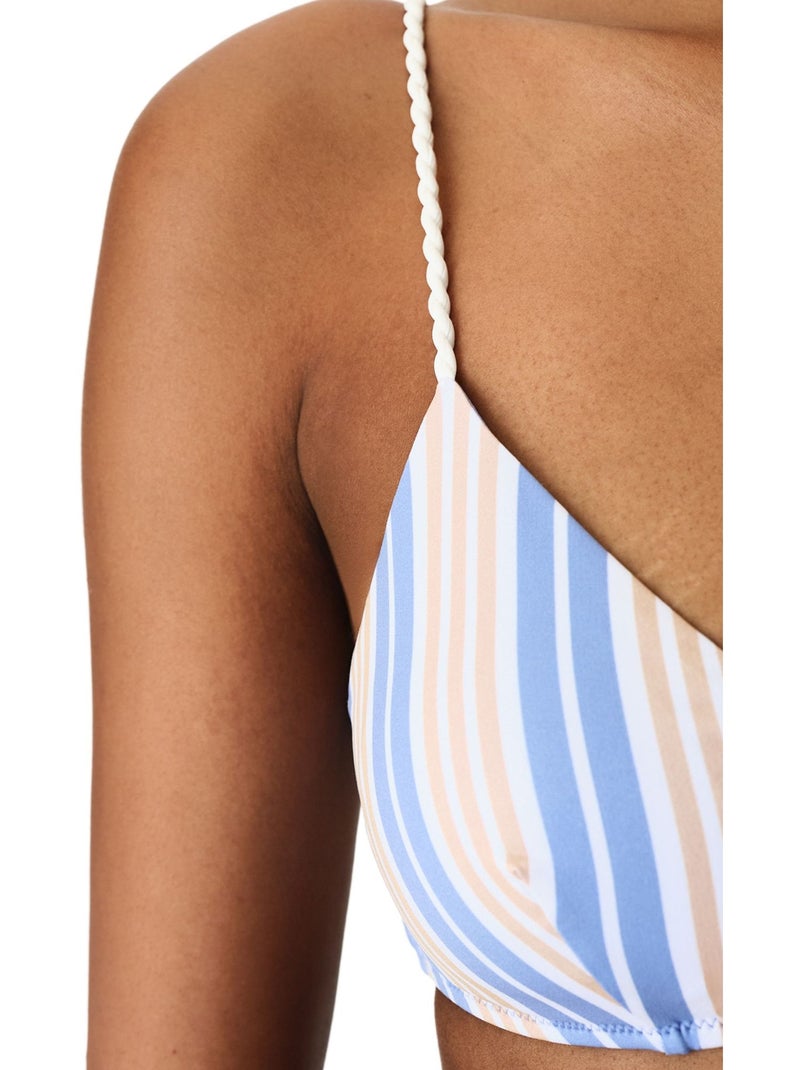 Irene top de bikini a rayas penti Azul cielo - Kiabi