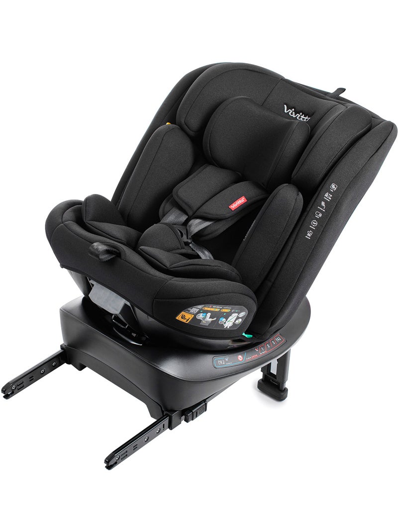 Jade i-Size 40 a 150 cm Isofix Leg Support Vivitta INTENSE BLACK Negro - Kiabi