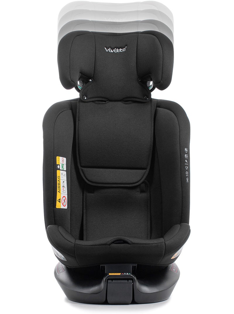 Jade i-Size 40 a 150 cm Isofix Leg Support Vivitta INTENSE BLACK Negro - Kiabi