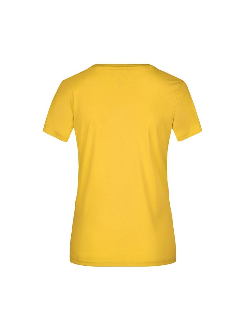 James and Nicholson - Camiseta Active para Mujer Amarillo - Kiabi