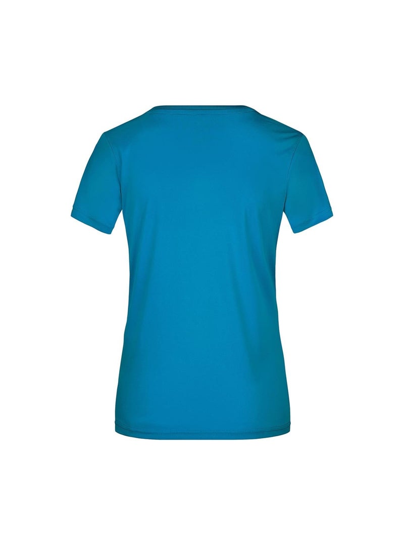 James and Nicholson - Camiseta Active para Mujer Azul marino/Turquesa - Kiabi
