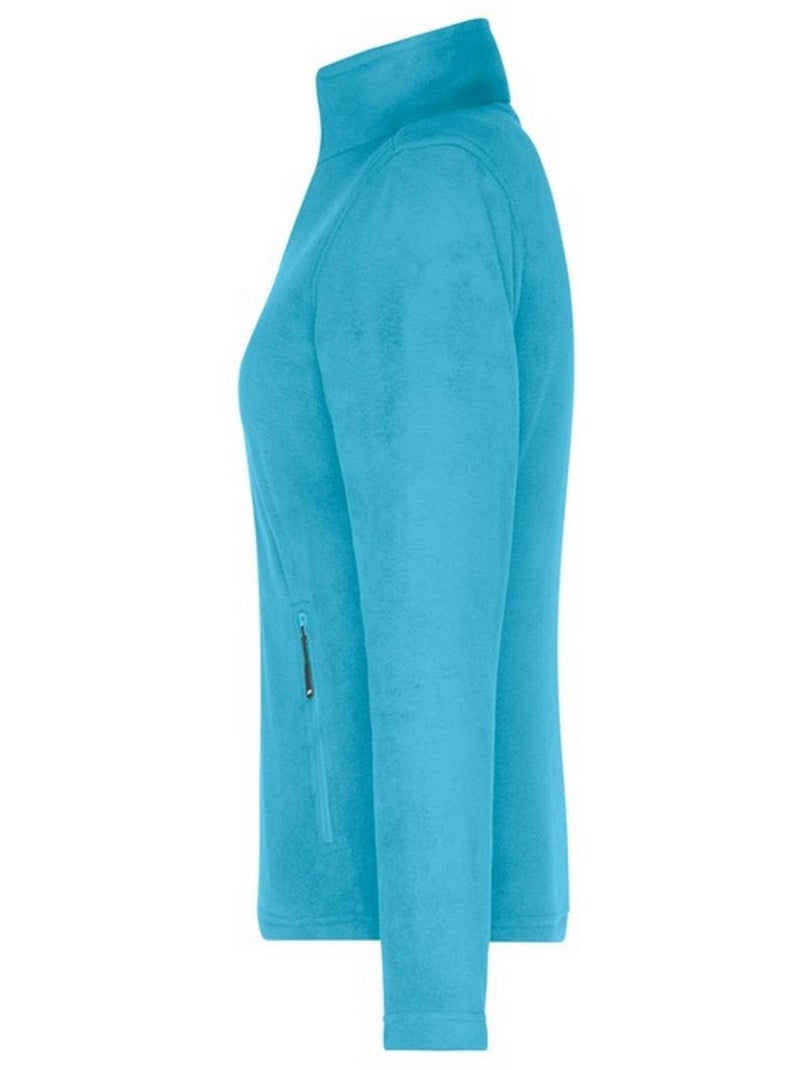 James and Nicholson - Forro Polar para Mujer Azul marino/Turquesa - Kiabi
