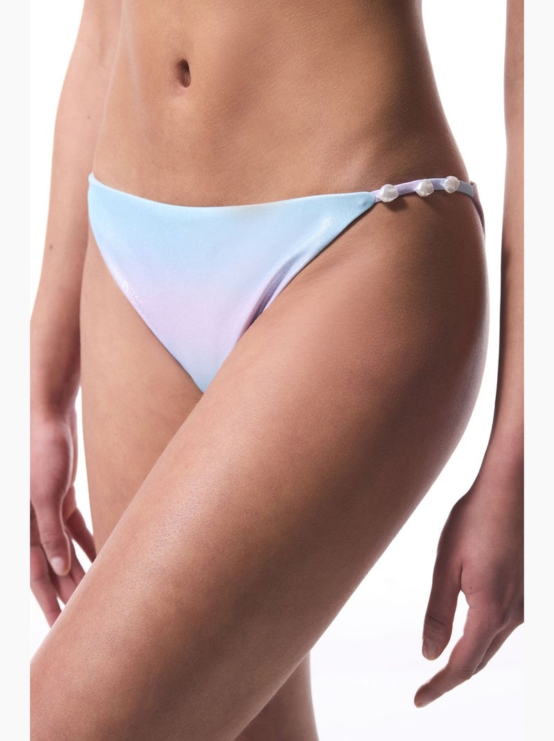 Jamie braga de bikini con abalorios penti Azul pastel - Kiabi