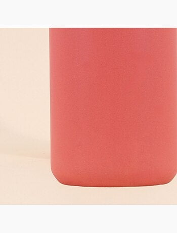 Jarrón de cerámica tubular, diseño minimalista. - AFIBEL