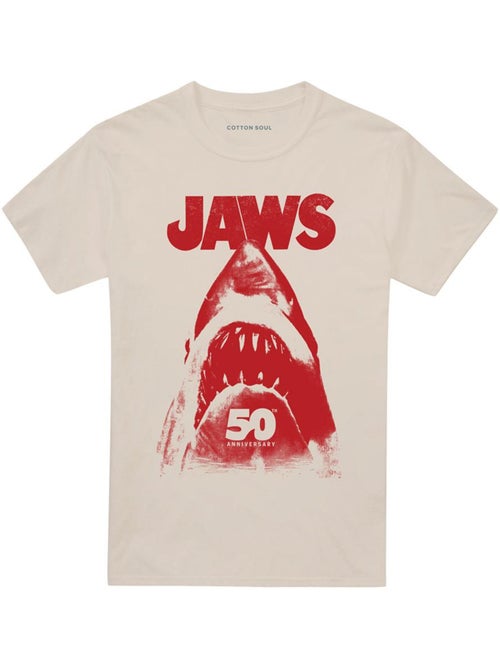 Jaws - Camiseta Poster Diseño Tiburón 50 para Adultos Unisex - Kiabi