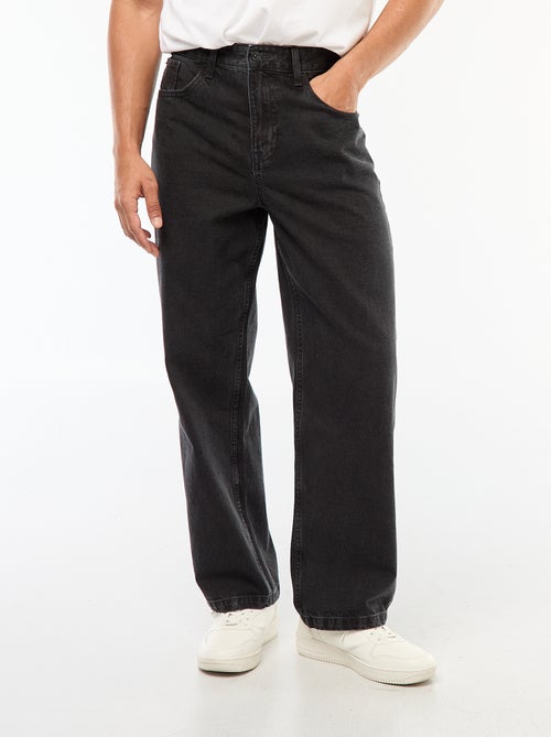 Jean corte ancho / wide leg 5 bolsillos - Kiabi