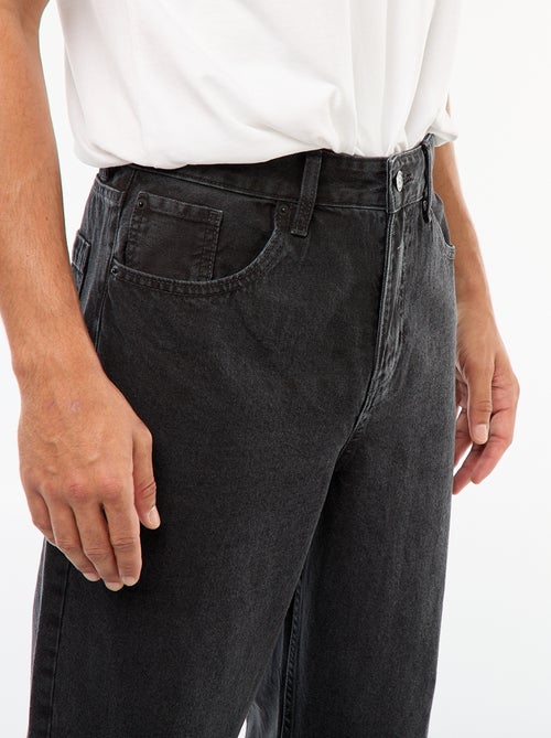 Jean corte ancho / wide leg 5 bolsillos - Kiabi