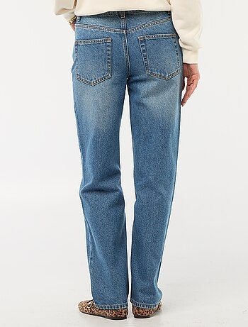Jean recto denim de algodón