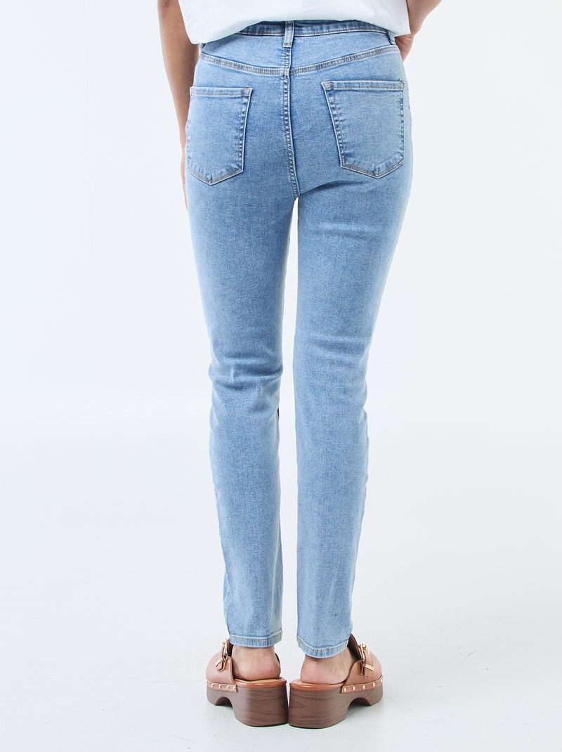 Jean super skinny de talle muy alta - L28 Azul - Kiabi