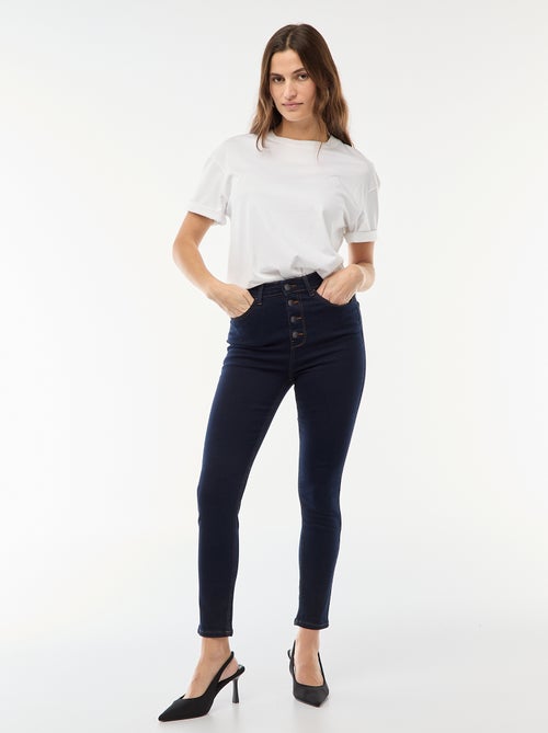Jean super skinny de talle muy alta - L28 - Kiabi