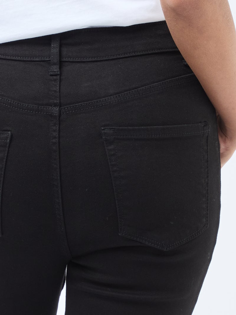 Jean super skinny de talle muy alta - L28 Negro - Kiabi