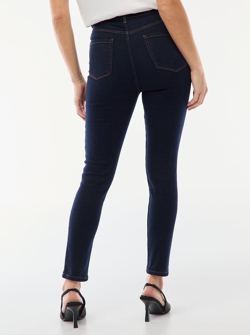 Jean super skinny de talle muy alta - L32 Azul - Kiabi
