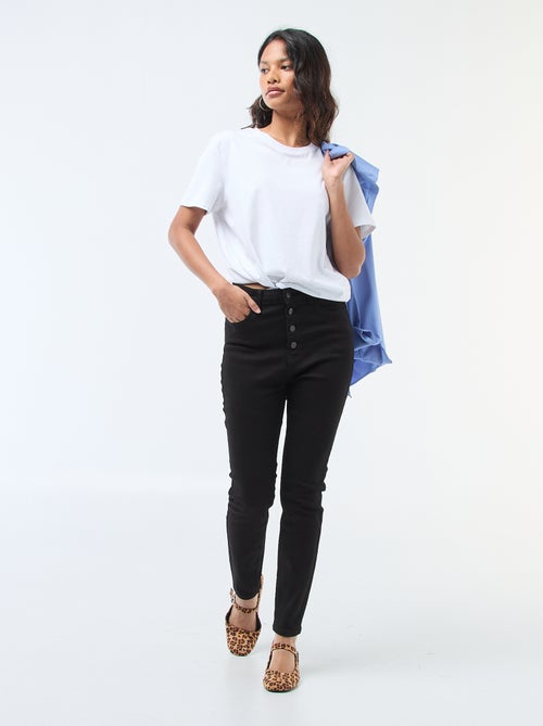 Jean super skinny de talle muy alta - L32 - Kiabi