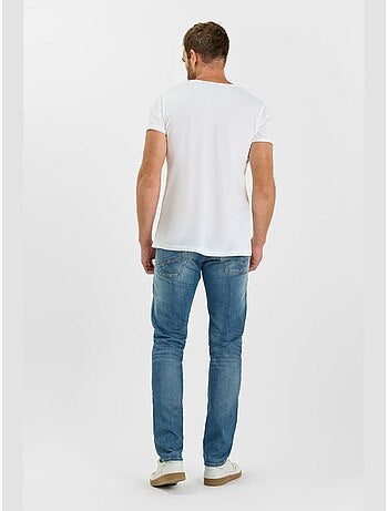 Jeans adjusted elástica 700/11, largo 34