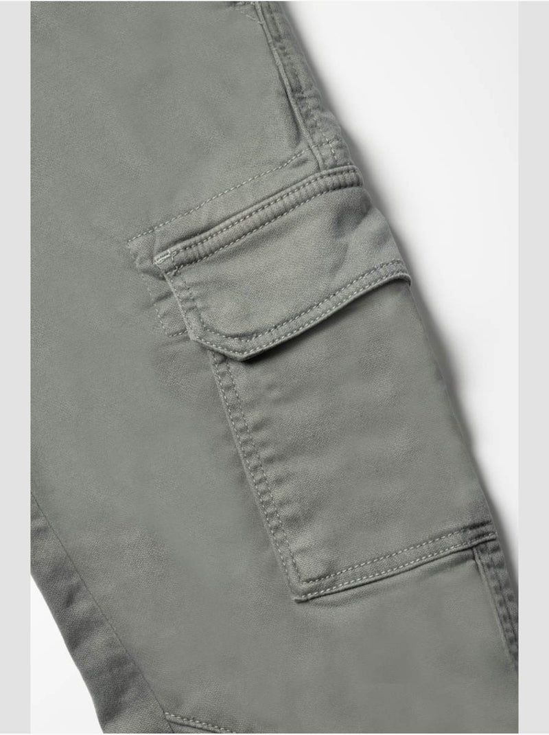 Jeans carrot KALVIN, largo 34 Verde - Kiabi