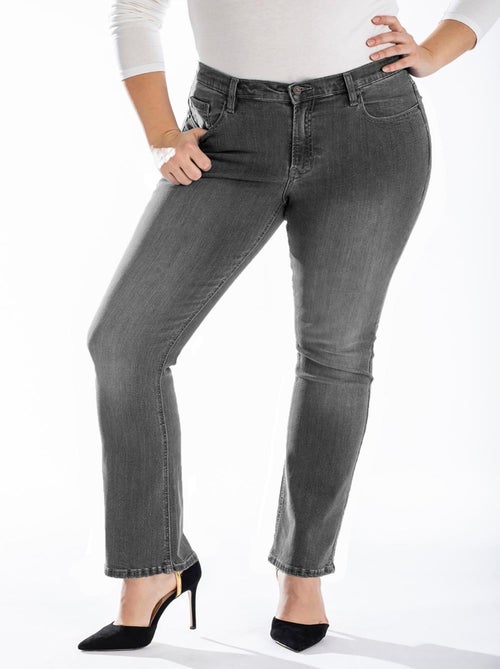 Jeans corte corte de bota denim elástico OBBO4 'OBER' - Kiabi
