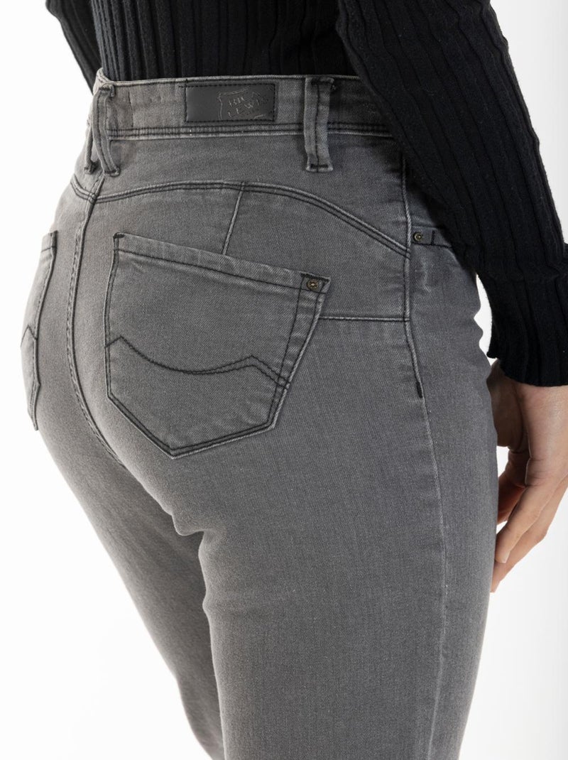 Jeans corte corte de bota push up MARA 'Rica Lewis' Gris - Kiabi