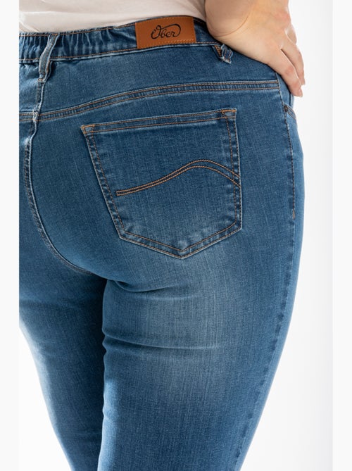 Jeans corte recto corte de bota stone cepillado OBBO1 'OBER' - Kiabi