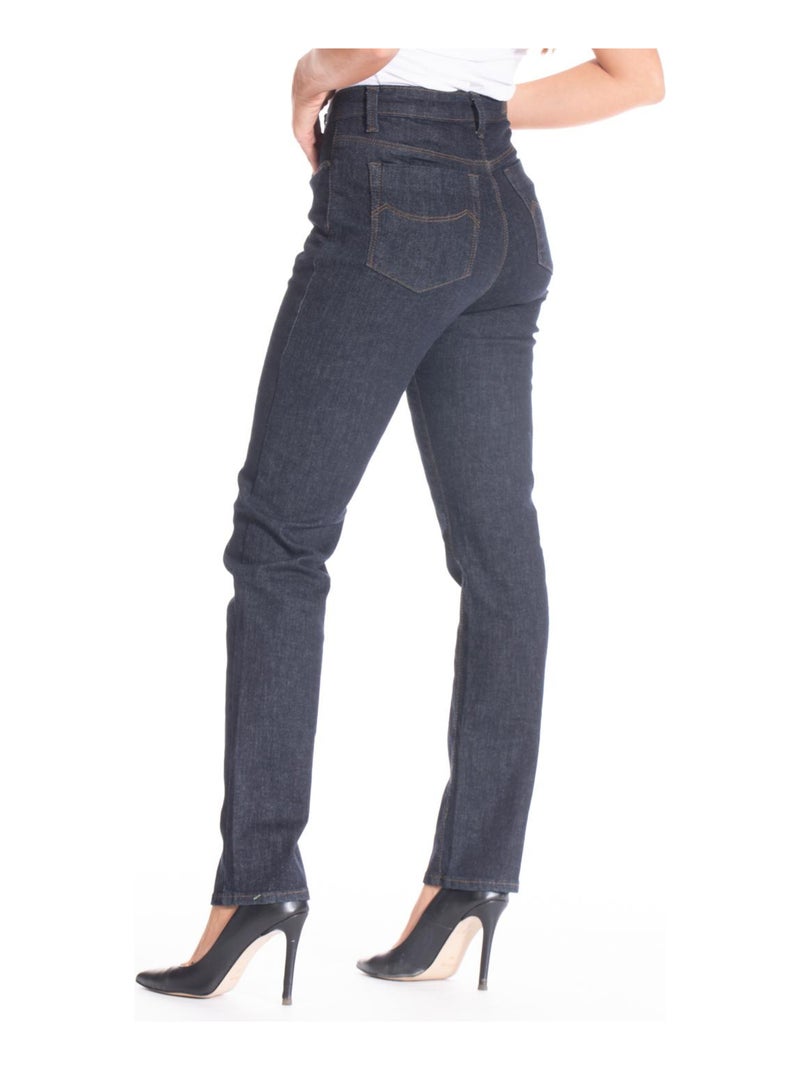 Jeans corte recto denim stretch crudo ZELDA 'Rica Lewis' Azul - Kiabi