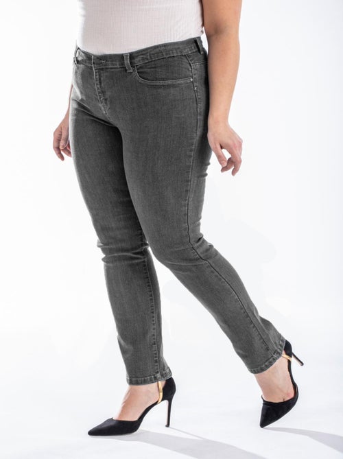 Jeans corte recto denim stretch OBR16 'OBER' - Kiabi