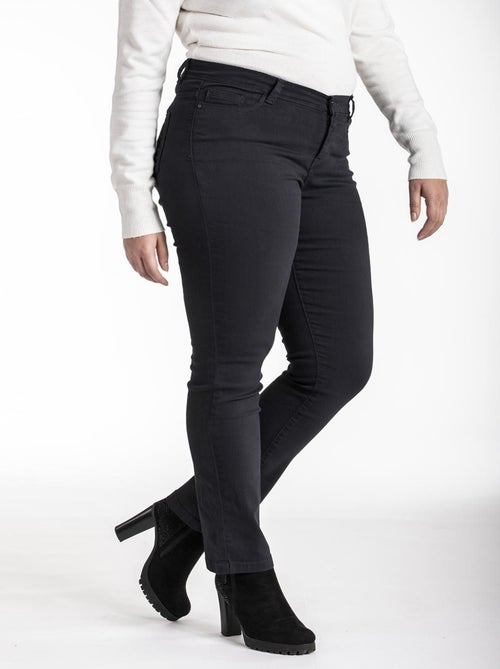 Jeans corte recto talle alto stretch OBR9 'OBER' - Kiabi