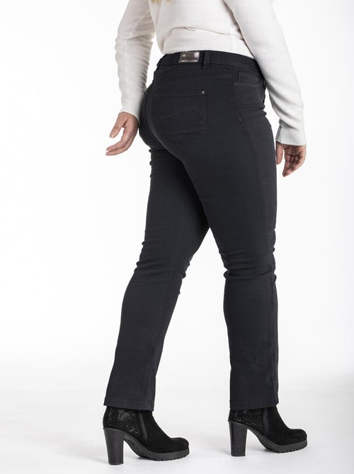 Jeans corte recto talle alto stretch OBR9 'OBER' - Kiabi