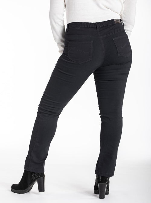 Jeans corte recto talle alto stretch OBR9 'OBER' - Kiabi