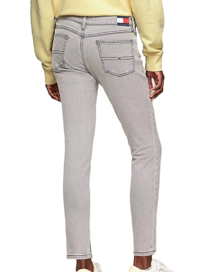 Jeans de Mujer Tommy Hilfiger Gris plateado - Kiabi