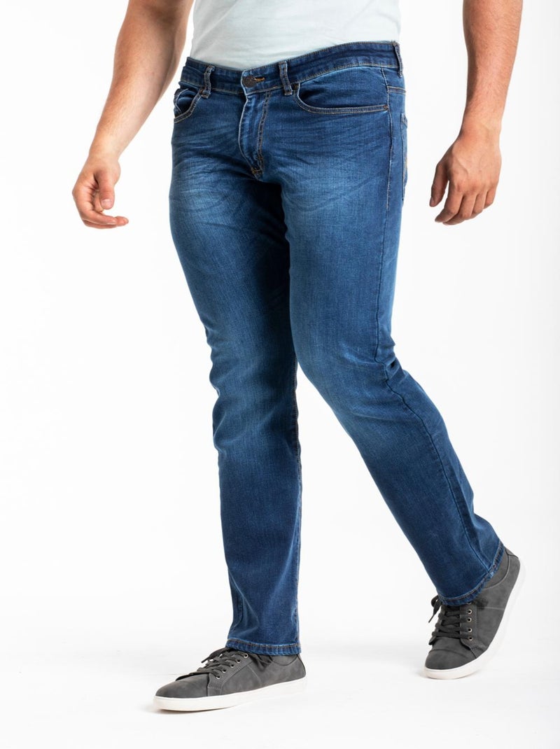 Jeans elásticos RL70 Fibreflex® corte recto confort cepillado LUNO 'Rica Lewis' Azul - Kiabi