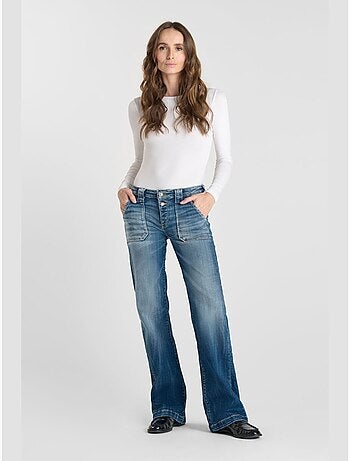 Jeans flare flare, largo 34