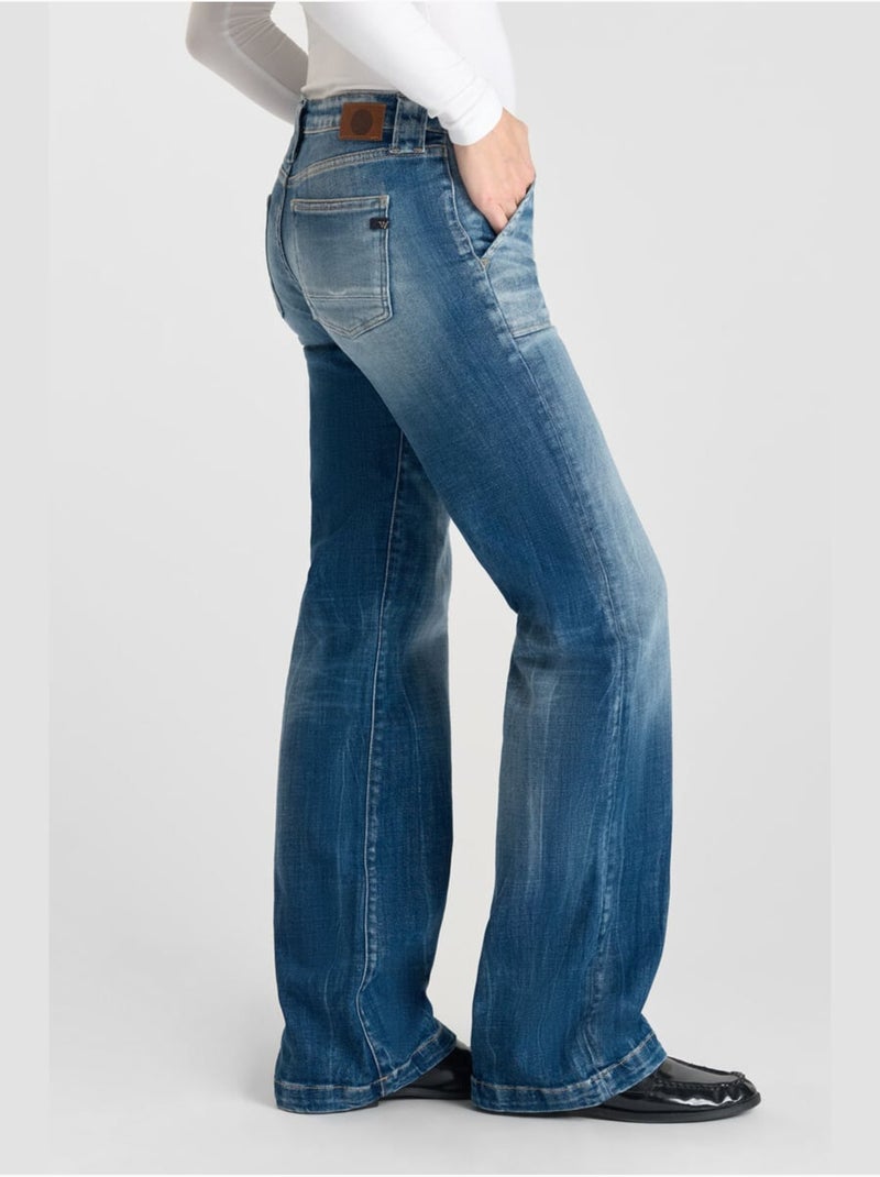 Jeans flare flare, largo 34 Azul - Kiabi