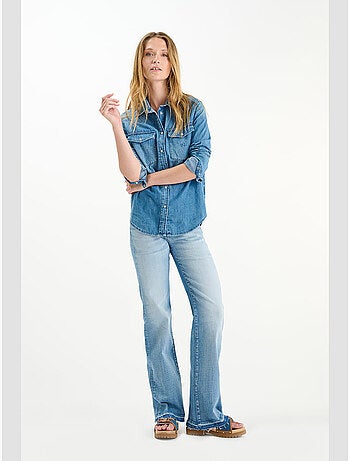 Jeans flare flare, largo 34