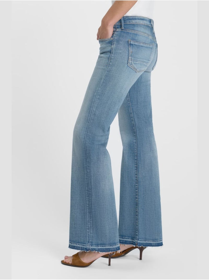Jeans flare flare, largo 34 Azul - Kiabi