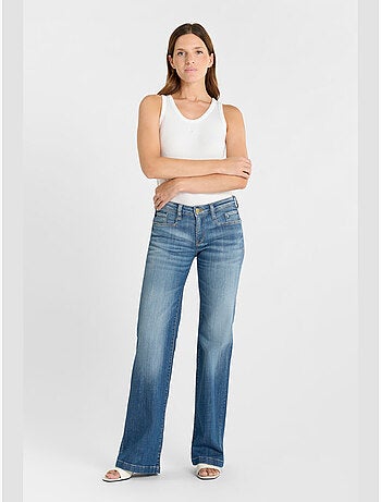 Jeans flare flare, largo 34
