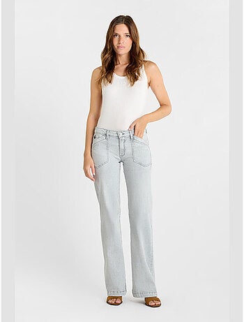 Jeans flare flare, largo 34