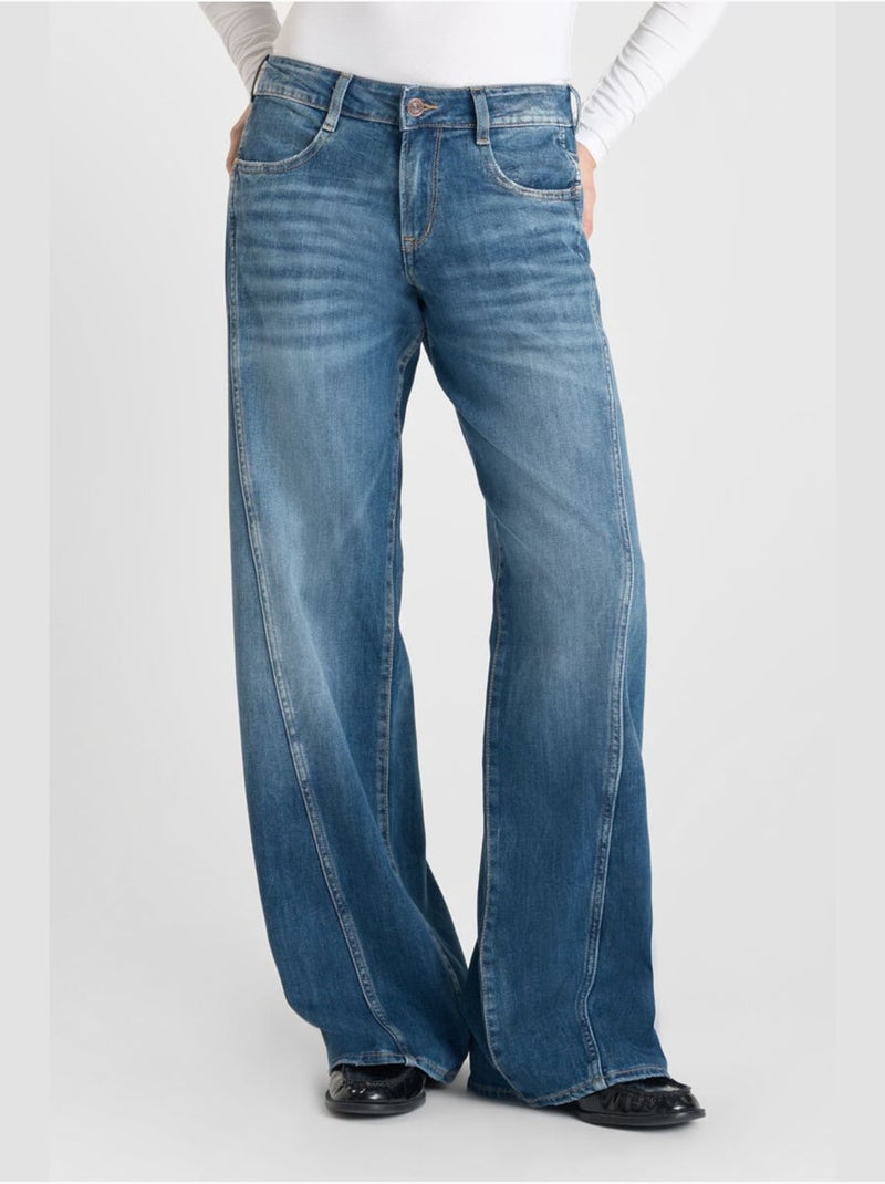 Jeans flare , largo 34 Azul - Kiabi