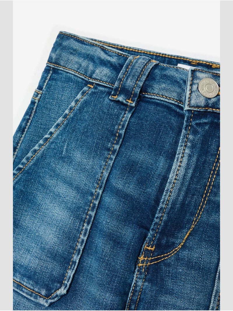 Jeans  flare, largo 34 Azul - Kiabi