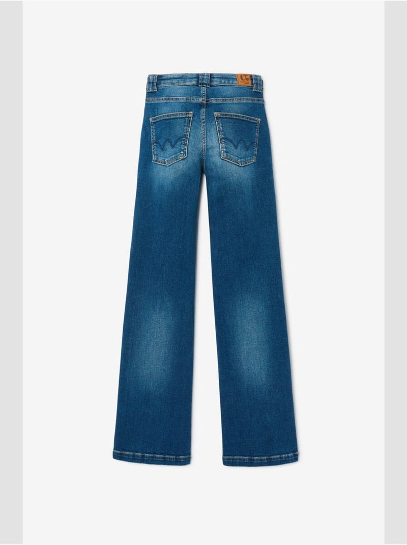 Jeans  flare, largo 34 Azul - Kiabi