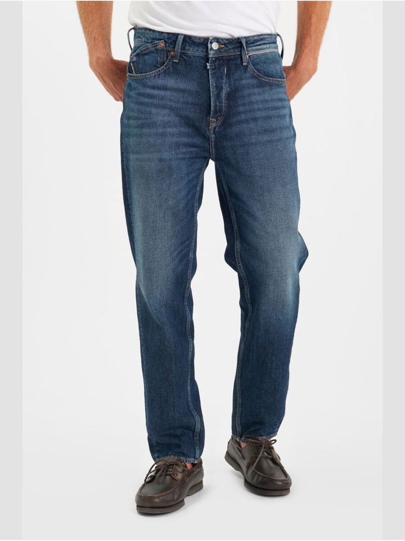 Jeans loose, ancho 1999, largo 34 Azul - Kiabi