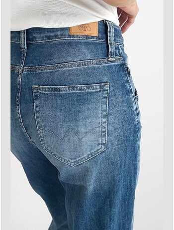 Jeans loose, ancho , 7/8