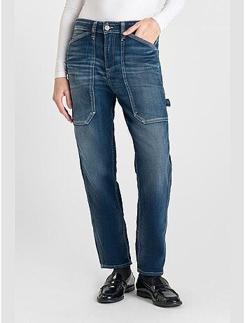 Jeans loose, ancho , 7/8