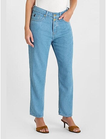 Jeans loose, ancho , 7/8