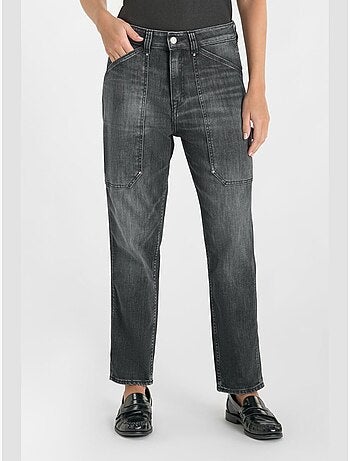 Jeans loose, ancho , 7/8