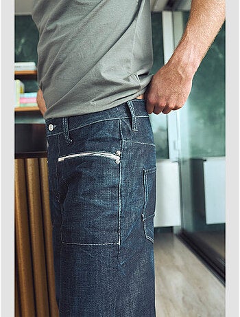 Jeans loose, ancho hobo, largo 34
