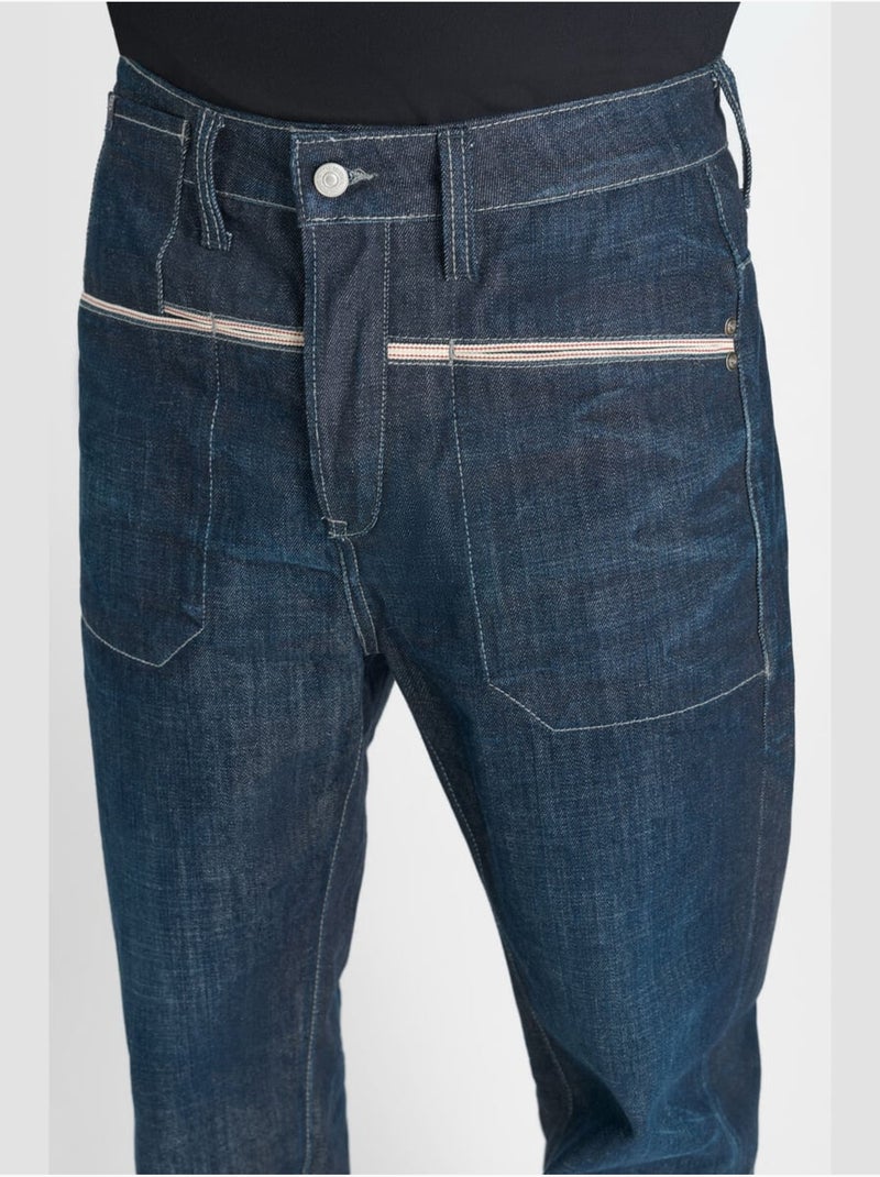 Jeans loose, ancho hobo, largo 34 Azul - Kiabi