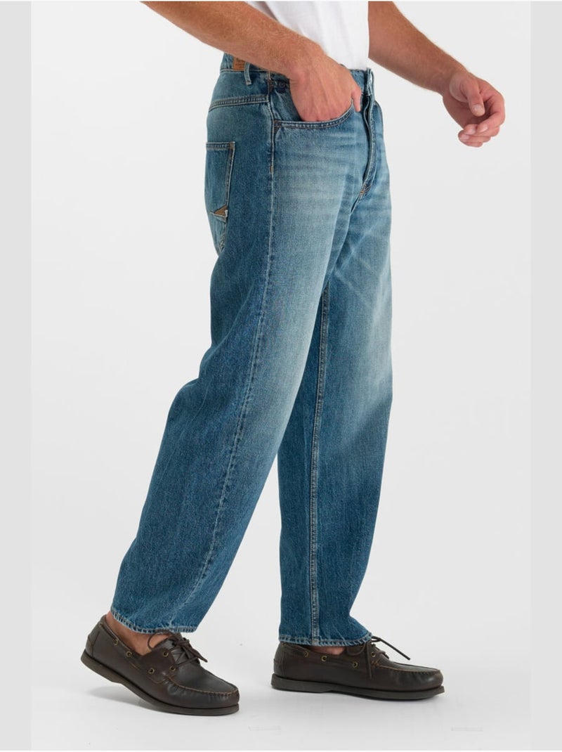 Jeans loose, ancho HOBO, largo 34 Azul - Kiabi