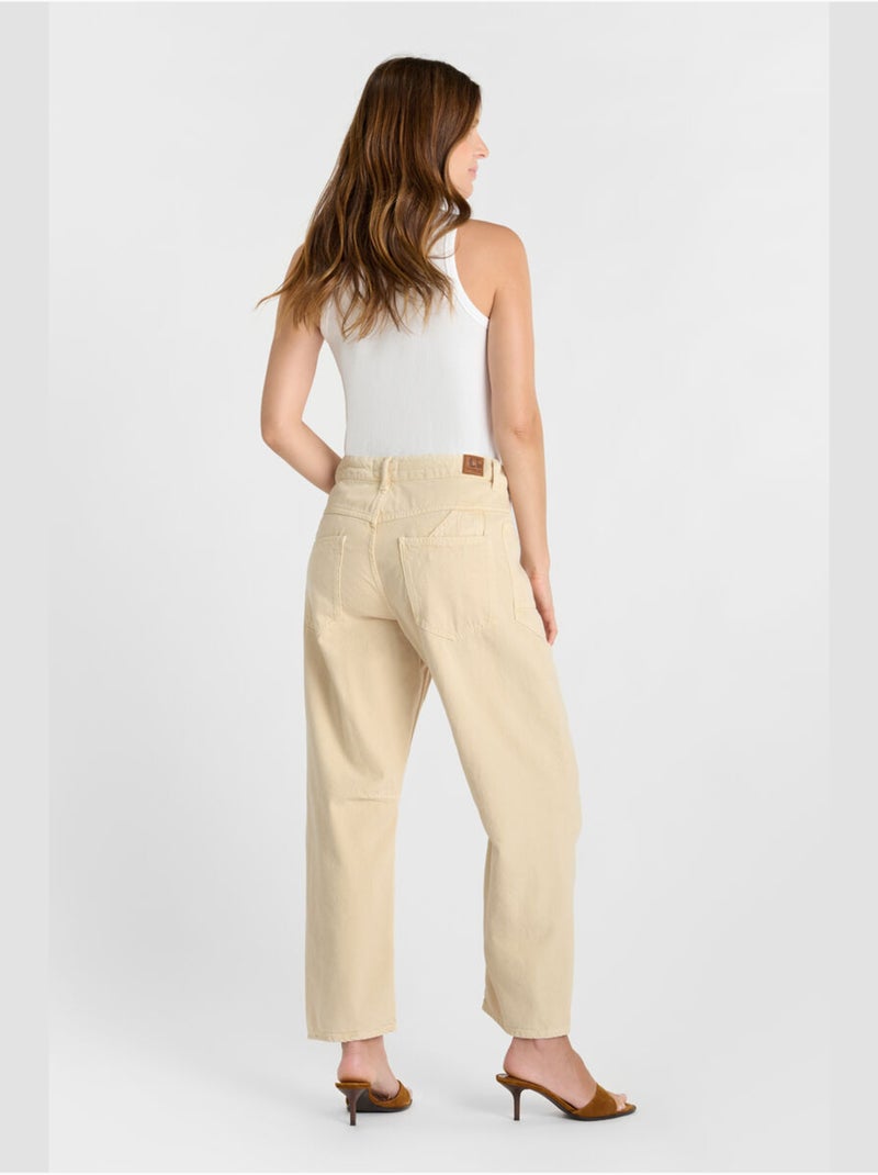 Jeans loose, ancho , largo 34 Amarillo - Kiabi