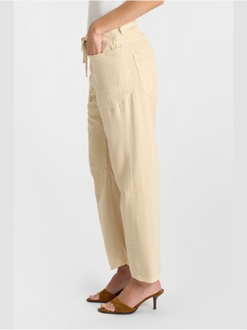 Jeans loose, ancho , largo 34 Amarillo - Kiabi