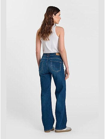 Jeans loose, ancho , largo 34